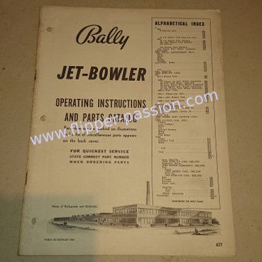 JET-BOWLER BALLY 1954 manuel